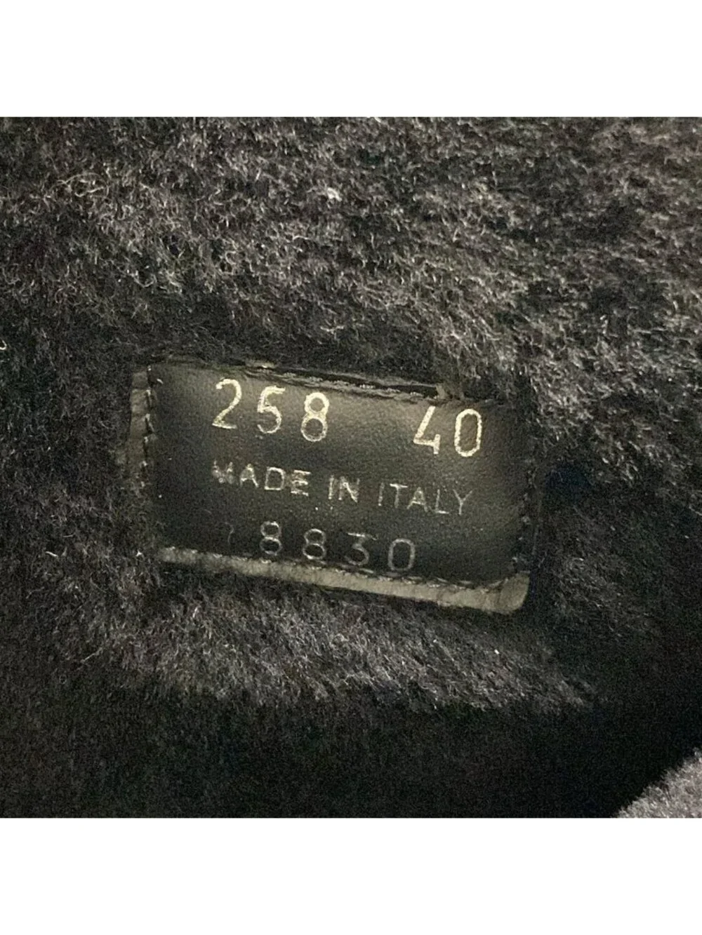 Prada Short Boots 40 Black Shearling